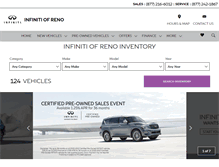 Tablet Screenshot of infinitiofreno.com